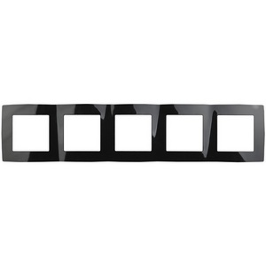 Изображение товара Рамка на 5 постов (черный) ЭРА 12-5005-06