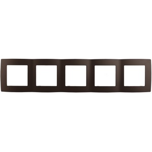 Изображение товара Рамка на 5 постов (бронза) ЭРА 12-5005-13