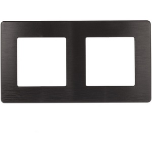Изображение товара Рамка на 2 поста (антрацит) ЭРА 12-5102-05