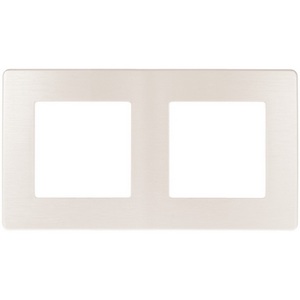 Изображение товара Рамка на 2 поста (перламутровый) ЭРА 12-5102-15