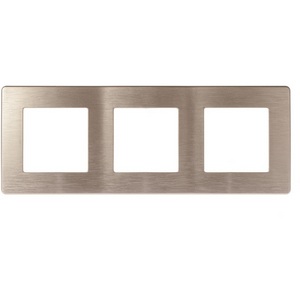 Изображение товара Рамка на 3 поста (шампань) ЭРА 12-5103-04
