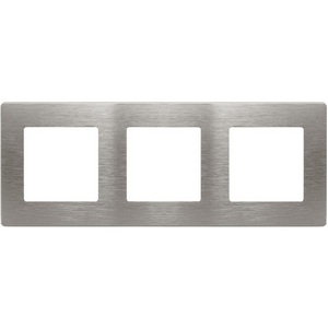 Изображение товара Рамка на 3 поста (титан) ЭРА 12-5103-16