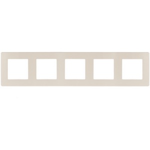 Изображение товара Рамка на 5 постов (слоновая кость) ЭРА 12-5105-02