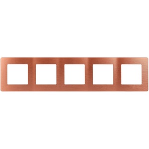 Изображение товара Рамка на 5 постов (медь) ЭРА 12-5105-14
