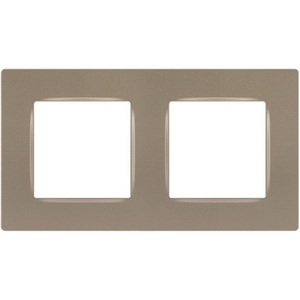 Изображение товара Рамка на 2 поста (шампань) ЭРА 12-5202-04