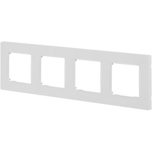 Изображение товара Рамка на 4 поста (белый матовый) ЭРА 12-5204-01М