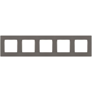 Изображение товара Рамка на 5 постов (титан) ЭРА 12-5205-16