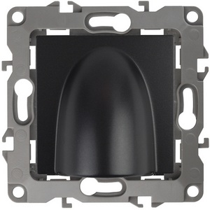 Изображение товара Вывод кабеля встраиваемый (антрацит) ЭРА 12-6003-05