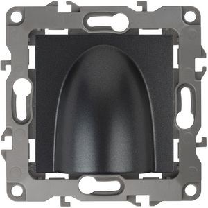 Изображение товара Вывод кабеля встраиваемый (графит) ЭРА 12-6003-12