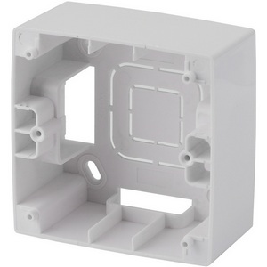Изображение товара Коробка для накладного монтажа на 1 пост (белый) ЭРА 12-6101-01