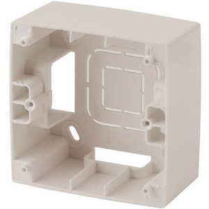 Изображение товара Коробка для накладного монтажа на 1 пост (слоновая кость) ЭРА 12-6101-02