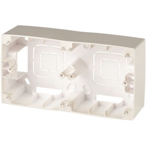 Изображение товара Коробка для накладного монтажа на 2 поста (шампань) ЭРА 12-6102-04