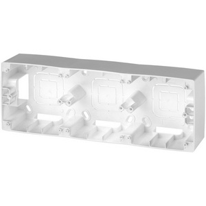 Изображение товара Коробка для накладного монтажа на 3 поста (алюминий) ЭРА 12-6103-03