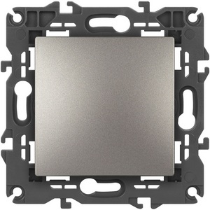 Изображение товара Клавиша для выключателя (титан) ЭРА 14-1111-16