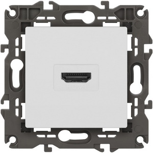 Изображение товара Розетка встраиваемая HDMI (белый) ЭРА 14-3114-01