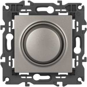 Изображение товара Диммер встраиваемый (титан) ЭРА 14-4101-16