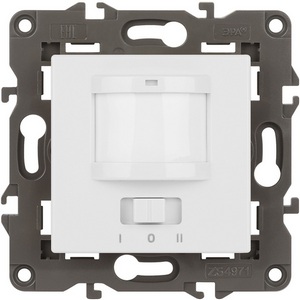 Изображение товара Датчик движения встраиваемый двухпроводный (белый) ЭРА 14-4103-01