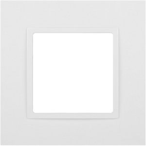 Изображение товара Рамка на 1 пост (белый матовый) ЭРА 14-5001-01М