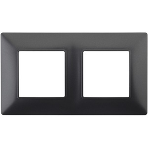 Изображение товара Рамка на 2 поста (антрацит) ЭРА 14-5002-05