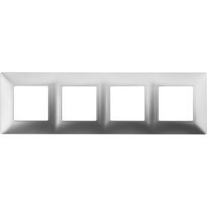 Изображение товара Рамка на 4 поста (алюминий) ЭРА 14-5004-03