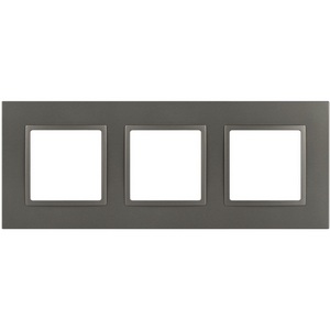 Изображение товара Рамка на 3 поста (титан) ЭРА 14-5013-16