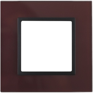 Изображение товара Рамка на 1 пост (бордовый,антрацит) ЭРА 14-5101-25
