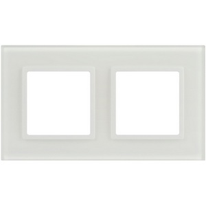 Изображение товара Рамка на 2 поста (белый матовый) ЭРА 14-5102-01М