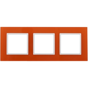 Изображение товара Рамка на 3 поста (оранжевый, белый) ЭРА 14-5103-22