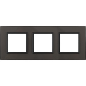 Изображение товара Рамка на 3 поста (серый, антрацит) ЭРА 14-5103-32