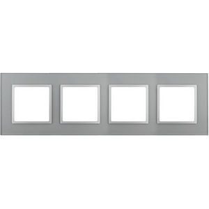Изображение товара Рамка на 4 поста (алюминий) ЭРА 14-5104-03