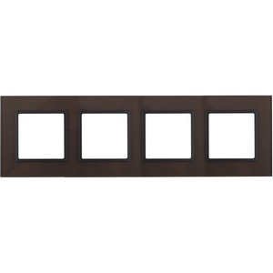Изображение товара Рамка на 4 поста (бронза, антрацит) ЭРА 14-5104-13
