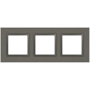 Изображение товара Рамка на 3 поста (титан) ЭРА 14-5203-16