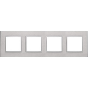 Изображение товара Рамка на 4 поста (алюминий) ЭРА 14-5204-03