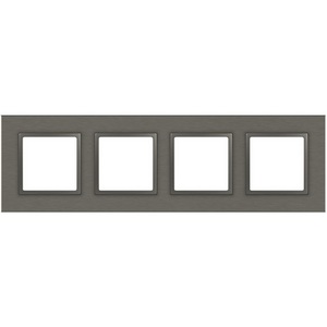 Изображение товара Рамка на 4 поста (титан) ЭРА 14-5204-16