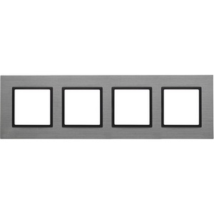 Изображение товара Рамка на 4 поста (титан, антрацит) ЭРА 14-5204-42