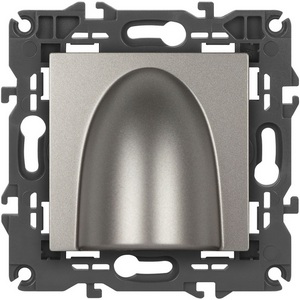 Изображение товара Вывод кабеля встраиваемый (титан) ЭРА 14-6003-16