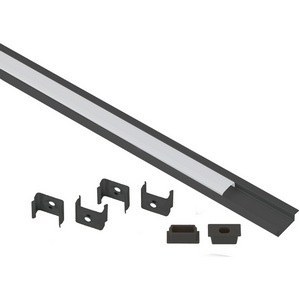 Изображение товара Комплект с врезным анодированным профилем для светодиодной ленты 2м ЭРА 2206B 2206B