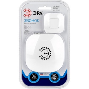 Изображение товара Звонок дверной беспроводной ЭРА 90666
