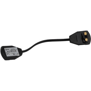 Изображение товара Коннектор питания TR7 - 2W-FL BK для однофазного шинопровода гибкий черный Б0032174 ЭРА C