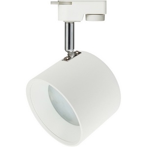 Изображение товара Трековый светильник однофазный 220V TR15 WH/SL под лампу белый/серебро Б0048545 ЭРА GX53