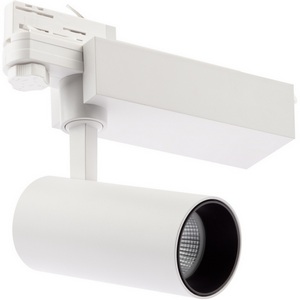 Изображение товара Трековый светильник LED трехфазный 220V узкий 3000K белый Б0049772 ЭРА SТR-30-36-30K-W20