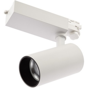 Изображение товара Трековый светильник LED трехфазный 220V узкий 3000K белый Б0049773 ЭРА SТR-30-36-30K-W30