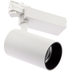 Изображение товара Трековый светильник LED трехфазный 220V узкий 3000K белый Б0049774 ЭРА SТR-30-36-30K-W40