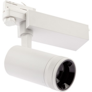 Изображение товара Трековый светильник LED трехфазный 220V регулируемый 4000K белый Б0049785 ЭРА STR-30-99-40K-W30