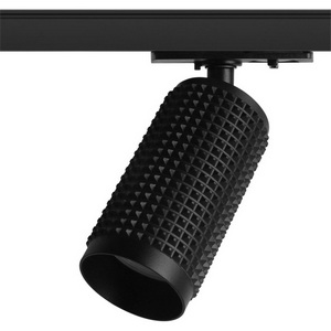 Изображение товара Трековый светильник однофазный 220V TR40-GU10 BK под лампу черный ЭРА Б0054199