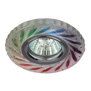 Изображение товара Встраиваемый светильник круглый с подсветкой DK LD13 SL RGB/WH ЭРА