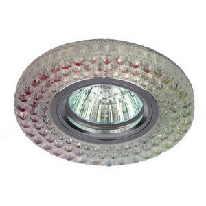 Изображение товара Встраиваемый светильник круглый с подсветкой DK LD15 SL RGB/WH ЭРА