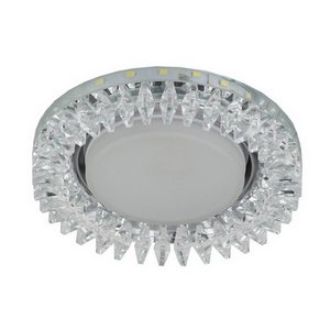 Изображение товара Встраиваемый светильник круглый с подсветкой DK LD20 SL/WH ЭРА