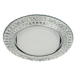 Изображение товара Встраиваемый светильник круглый с подсветкой DK LD26 SL/WH ЭРА