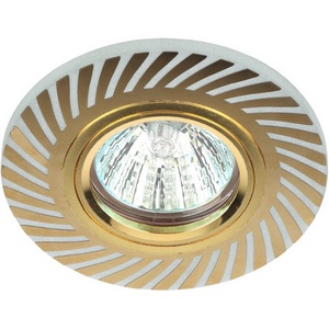 Изображение товара Точечный светильник круглый ЭРА DK LD39 WH/GD /1